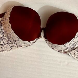 Burgundy and Lace Bra 42G NEW